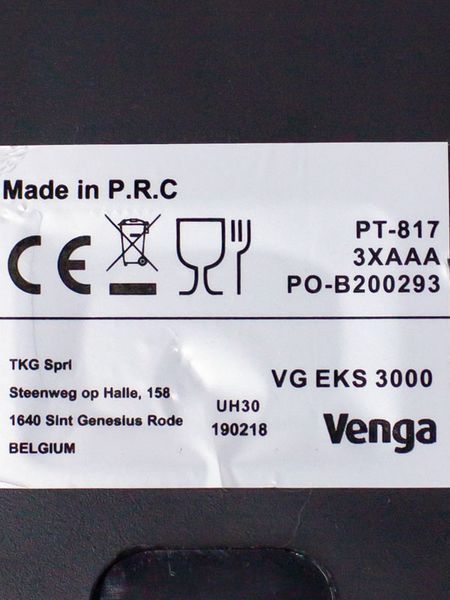 Весы кухонные Venga VG EKS 3000 000028029 фото