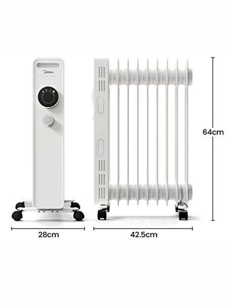 Олійний радіатор Midea NY1507 20M 7 ребер 1500w 000037570 фото