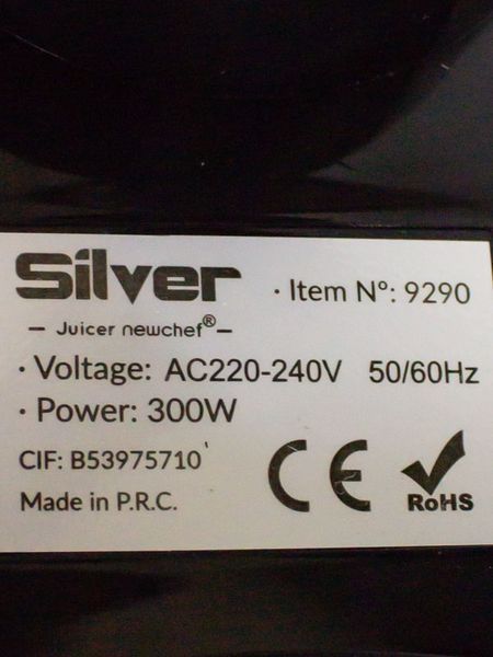 Цитрус пресс Silver 9290 000027218 фото