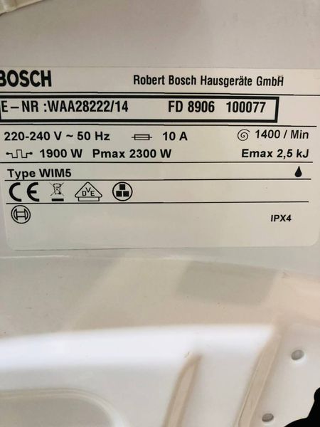 Стиральная машина Bosch Classixx5 WAA28222 14 000042251 фото