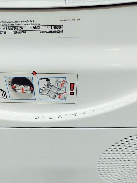 Сушильная машина Siemens IQ500 WT46W362 000045978 фото
