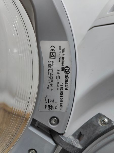 Пральна машина Bauknecht WA Plus 624TDi 2300W 6кг sn 858304603012 000051654 фото