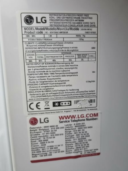 Холодильник SBS LG GSX961MTAZ 405+164 л 330w_партія 3 номер 139 000040918 фото