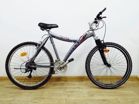 Велосипед 26 Rixe Overdrive 200 гірський сірий алюміній 000028812 фото