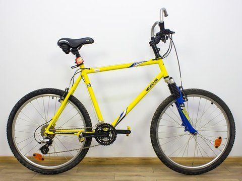 Горный велосипед 26 Decathlon Rockrider желтый сталь 000019072 фото