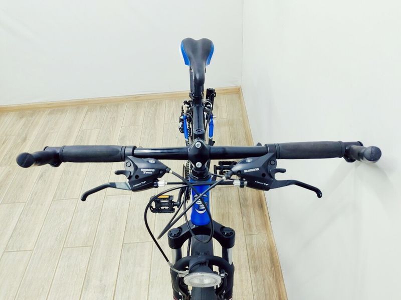 Велосипед 26 BikeSpace BS гірський сіро-синій алюм 000038603 фото