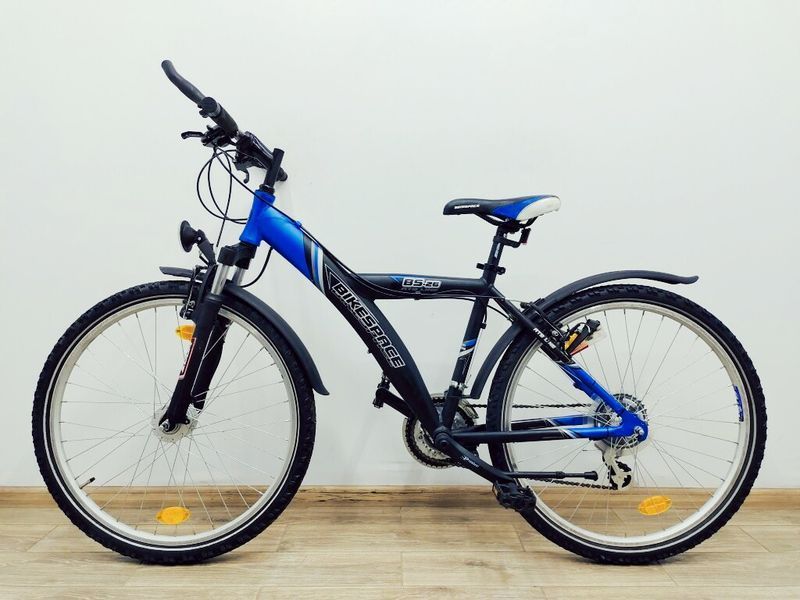 Велосипед 26 BikeSpace BS гірський сіро-синій алюм 000038603 фото