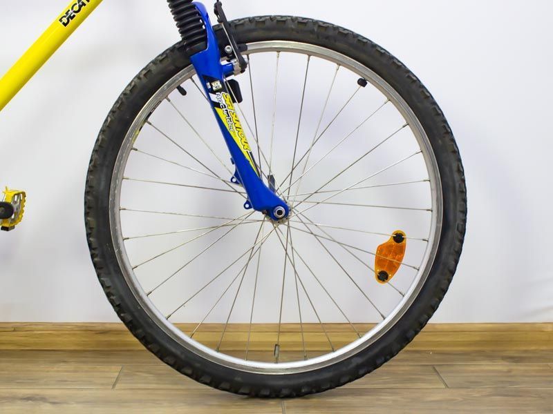 Горный велосипед 26 Decathlon Rockrider желтый сталь 000019072 фото