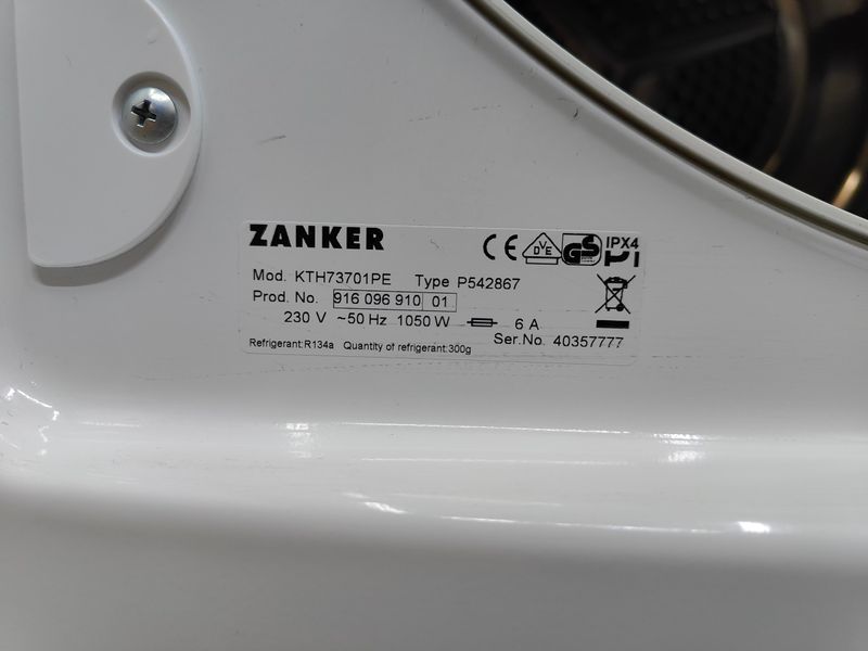 Сушильная машина Zanker KTH73701PE 1050W 7кг sn 40357777 000053844 фото