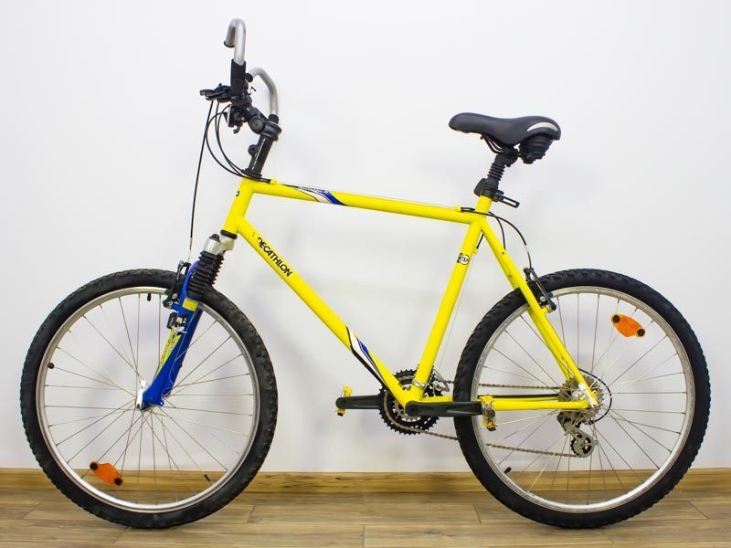 Горный велосипед 26 Decathlon Rockrider желтый сталь 000019072 фото