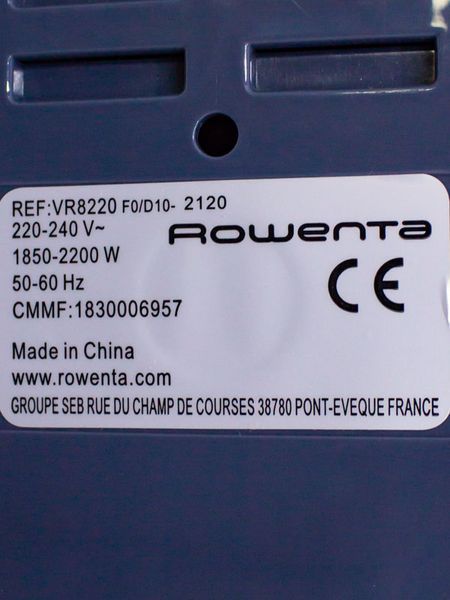 Парогенератор Rowenta VR8220 2200w сток LPNHE514979860 190е 000026453 фото
