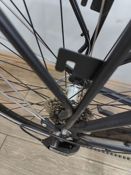 Велосипед 28 BTWIN дорожній чорний алюм 000047793 фото