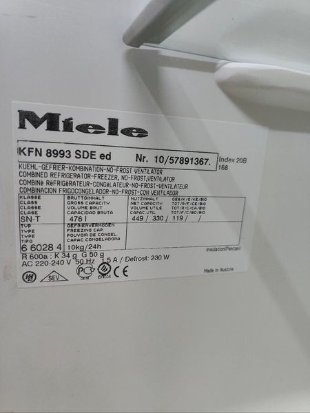 Холодильник двухкамерный Premium KFN8993SDE 230W 330+119л sn 1057891367 n 462 000049673 фото