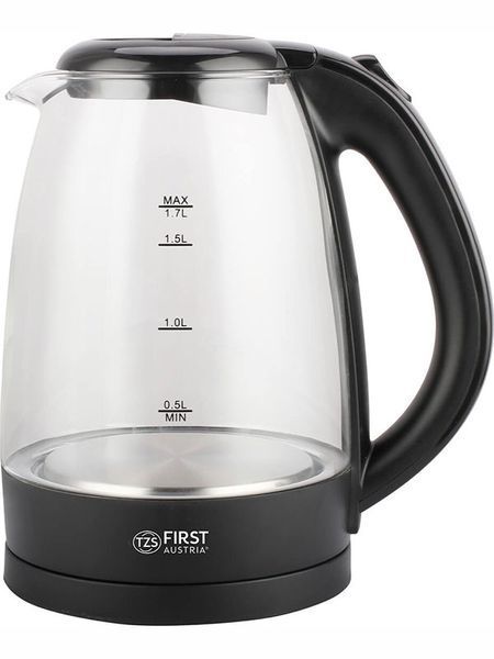 Электрочайник First FA 5404 1 BA 2200w 1700мл Black 000045131 фото