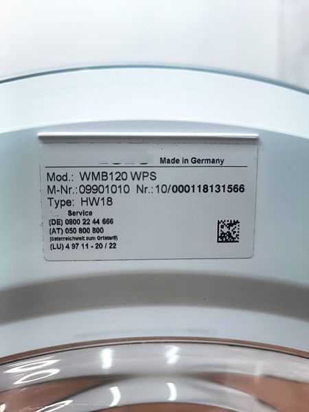 Пральна машина Premium WMB 120 8кг sn 10000118131566 000053762 фото