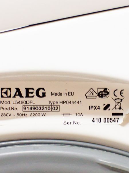 Стиральная машина AEG L5460DFL 000031359 фото
