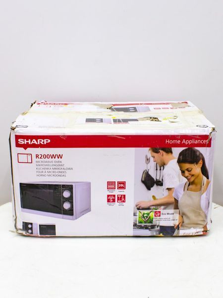 Мікрохвильова піч Sharp R200WW 1270w стік LPNHK066099043 65ф 000030894 фото