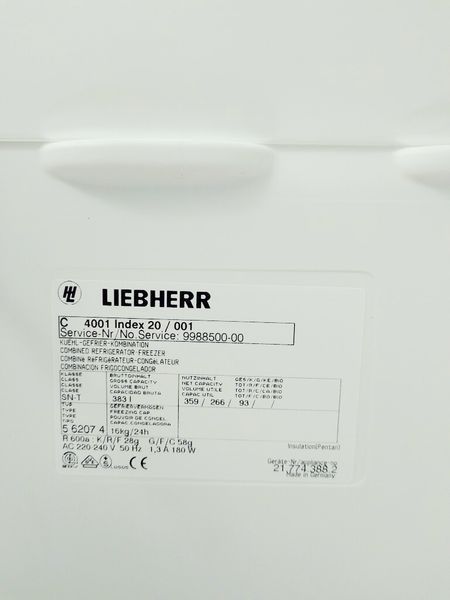 Холодильник двухкамерный Liebherr C 4001 Index 20 001 000038827 фото