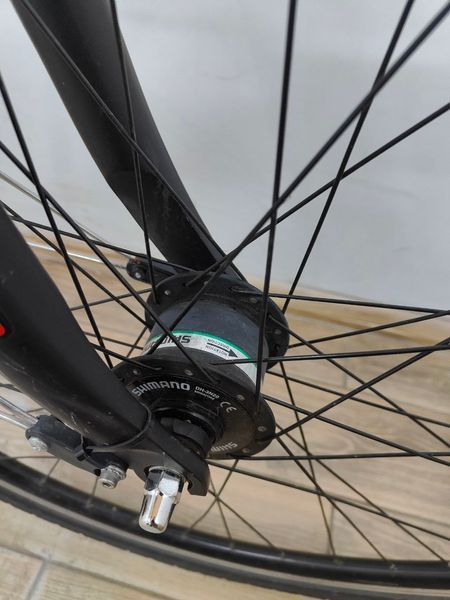 Велосипед 28 BTWIN дорожній чорний алюм 000047793 фото
