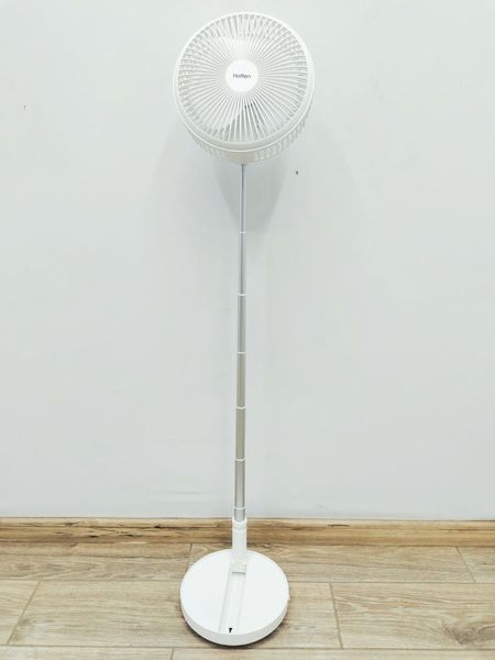 Вентилятор настільний акумуляторний 3в1 Hoffen FAN008 5w White 000040716 фото