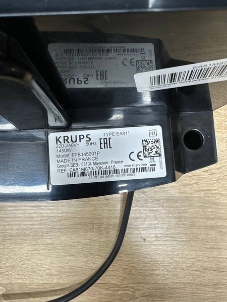 Кавомашина Krups FPB145001P 1450W sn 0060 000054685 фото