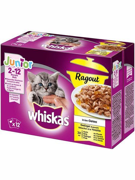 Корм для кошенят Whiskas Complete Food 47шт новий (не комплект) LPNHE470627851 18е 000022679 фото