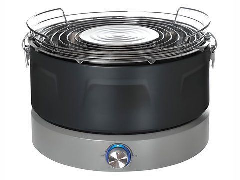 Гриль угольный Quigg GT GwF 01 Black 000040714 фото