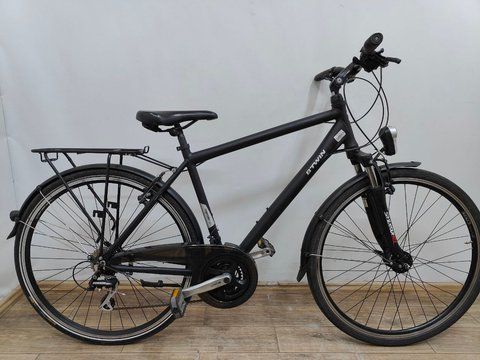 Велосипед 28 BTWIN дорожный черный алюм 000047793 фото