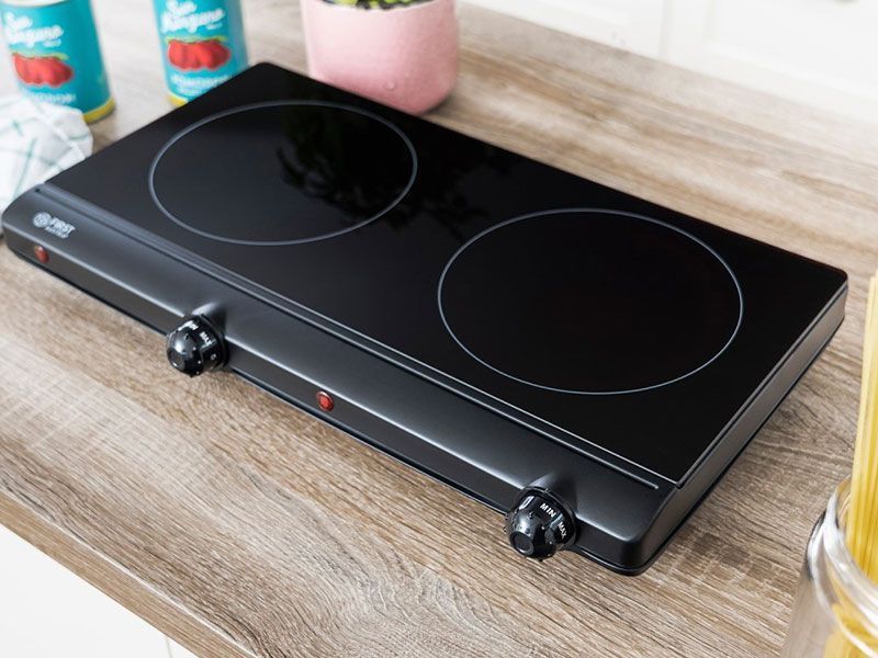 Плита електрична First FA 5096 9 2500w Black 000044975 фото