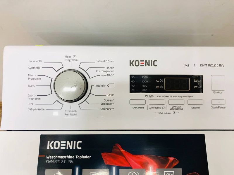 Стиральная машина вертикальная Koenic KWM 8212 C INV 000040805 фото
