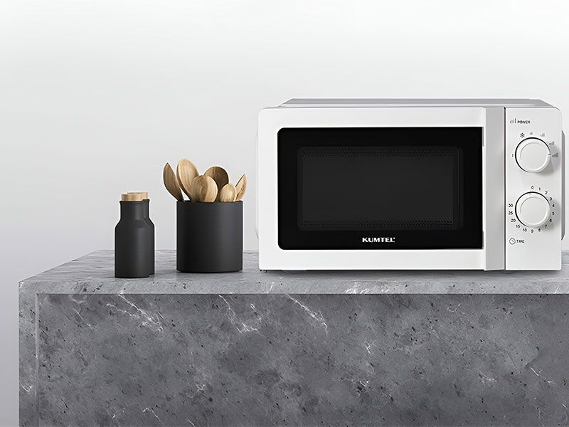Мікрохвильова піч Kumtel HM 02 700w 20л White 000043333 фото