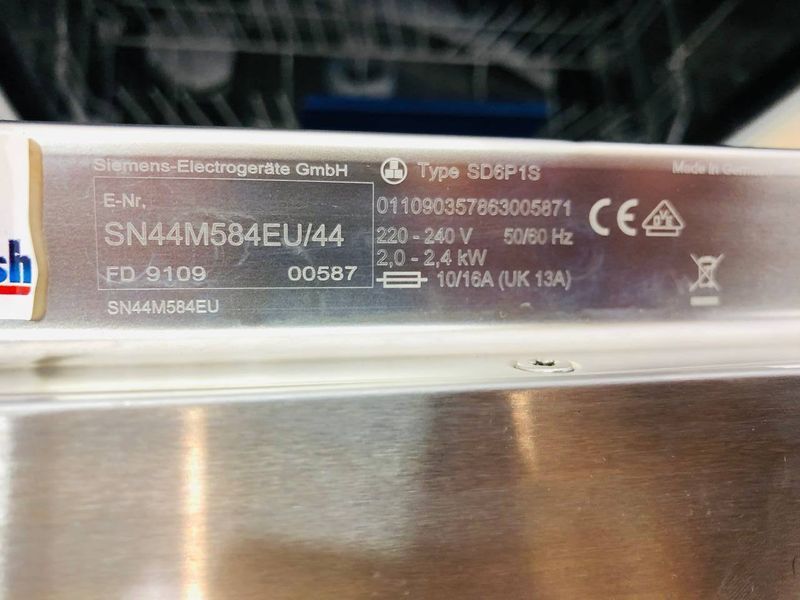 Посудомийна машина Siemens SN44M584EU 44 2400w 12 персон sn 9109 00587 000045412 фото