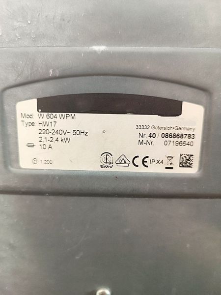 Стиральная машина Premium W 604 5.5кг 2400W sn 40086868783 000048764 фото