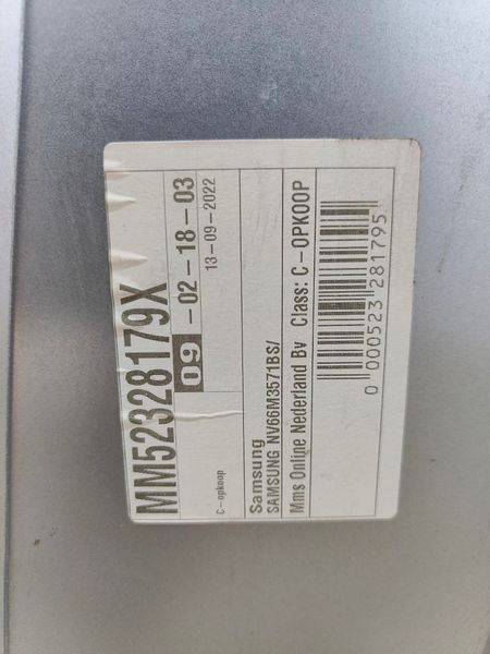 Духовой шкаф Samsung NV66M3571BS EF 3950W sn 0B4Q7WRT600078N n510 000050571 фото