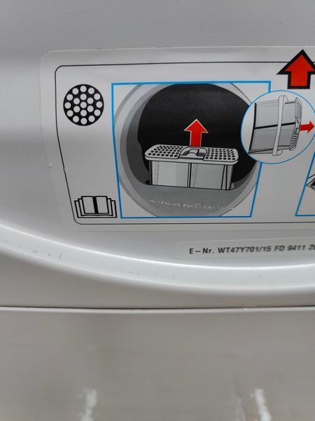 Сушильная машина Siemens iQ800 WT47Y701 15 1000W 8кг sn 9411200373 000051849 фото