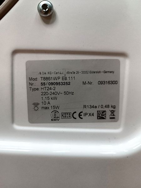 Сушильная машина PremiumT 8861 WP 6кг sn 55090953252 000051314 фото
