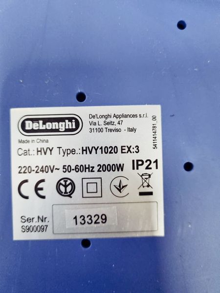 Тепловентилятор DeLonghi HVY1020 2000w новий LPNHE586173646 42е 000033956 фото