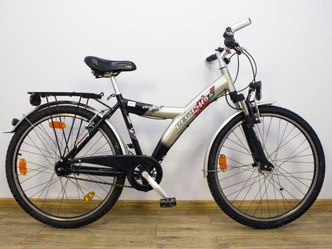 Велосипед 26 Pegasus Milano гірський чорно-сірий алюм 000019077 фото
