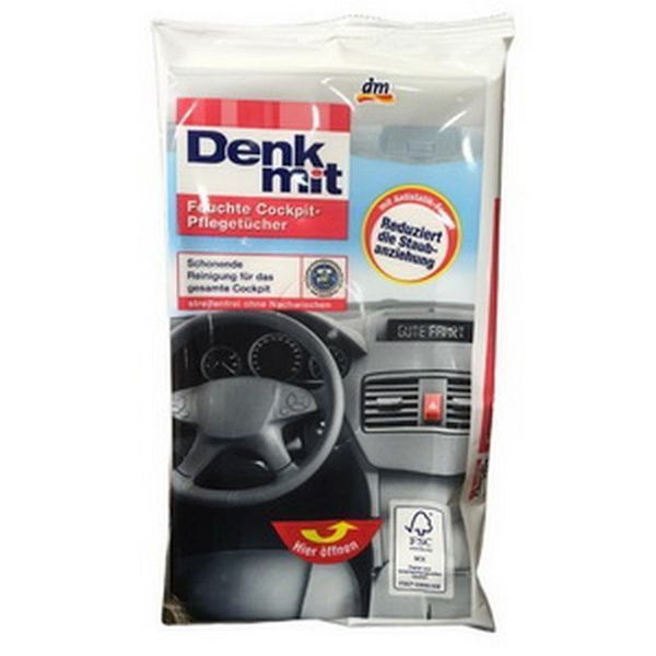 Салфетки для авто антистатик Denk mit 20 шт 000001625 фото