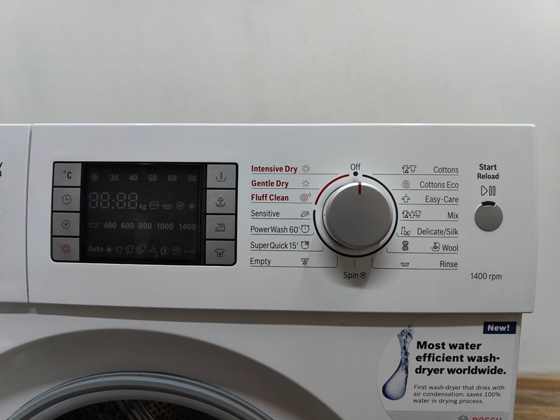 Пральна машина з сушінням Bosch WVH28420EU 2400W 7 4кг sn 9105400087 n512 000050583 фото