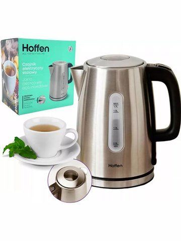 Электрочайник Hoffen K 3190 1700 мл 2200w Silver 000040680 фото