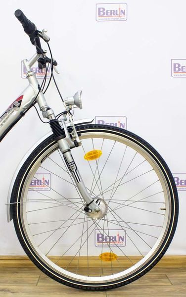 Велосипед 28 Alu Konbike сірий алюміній 000017840 фото