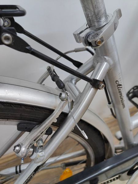 Велосипед 28 Pegasus Light Bike дамка красно серый алюм 000050898 фото