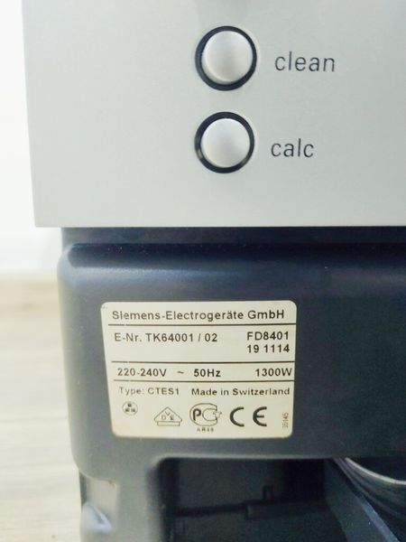 Кавомашина Siemens Surpresso S40 TK64001 02 1300w 8401 191114 000040041 фото