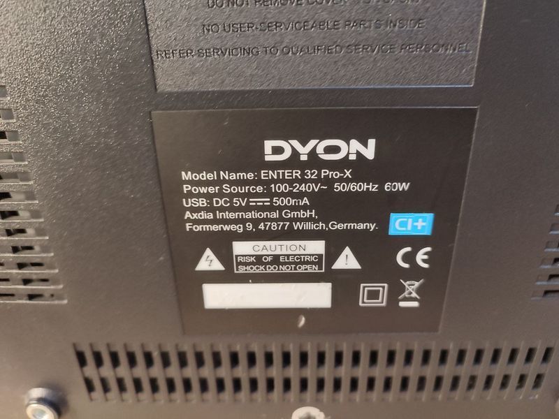 Телевизор 32 Dyon Enter 32 Pro X LED HD 60w 000044456 фото