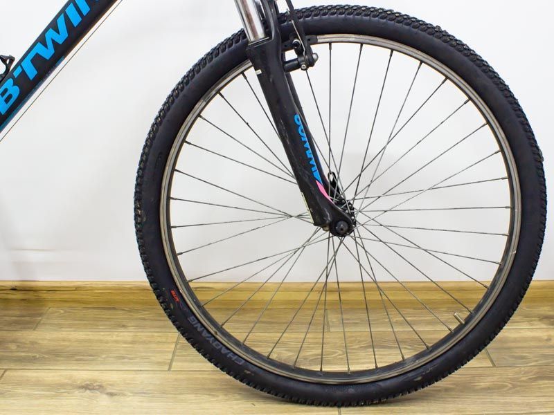 Велосипед 26 Btwin Rockrider 340 чорний гірський алюміній 000021304 фото