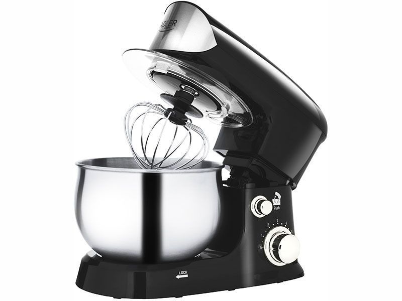 Миксер планетарный тестомес Adler AD 4226 1200w 3л Black 000043334 фото