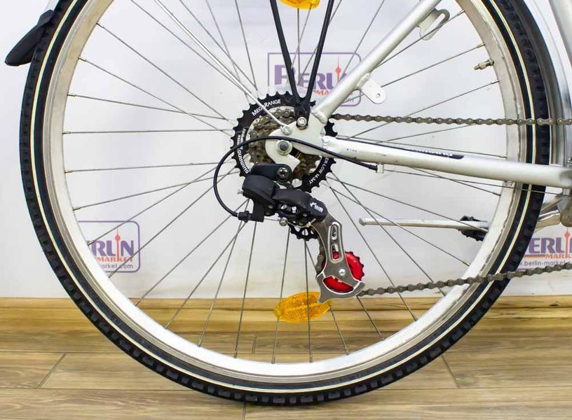 Велосипед 28 Alu Konbike сірий алюміній 000017840 фото