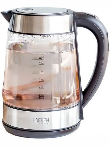 Электрочайник Hoffen AK 0537 1700 мл 2200w Glass 000040679 фото