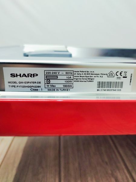 Посудомийна машина Sharp QW 123F47ER DE 1900w 12 персон sn 748183003784610005_номер 36_97 партія 2 000040168 фото